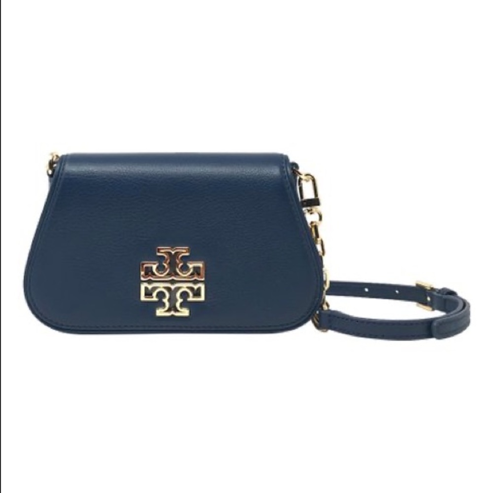 Tory Burch Hudson Bay Britten Leather Crossbody